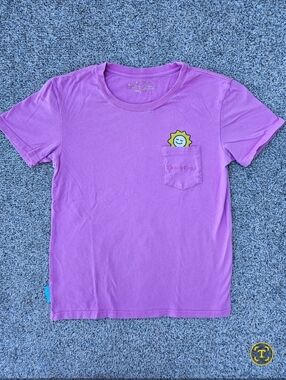 Dutch Bros T-shirt “Radiate Positivity” Pink Youth Girls Shirt Size Medium